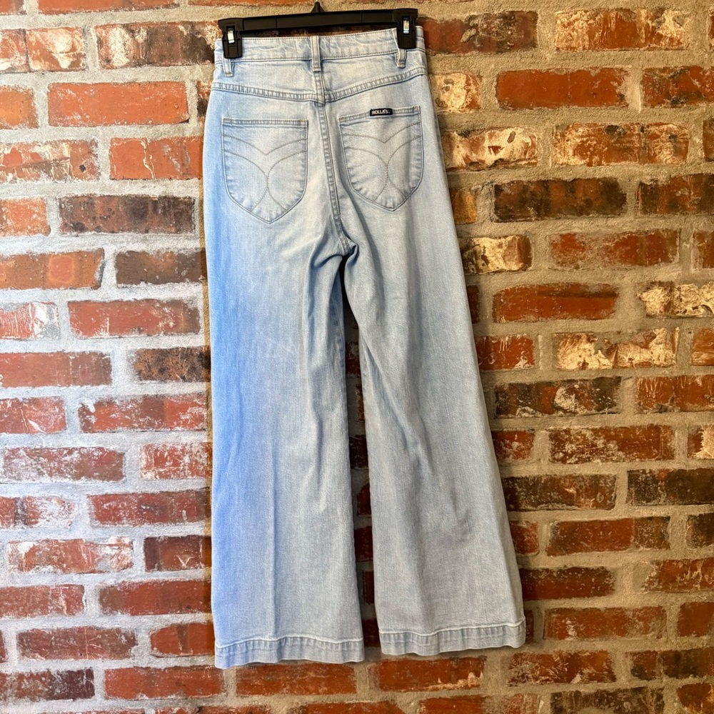 ROLLA'S Sailor Light Denim Flare Jeans - Picture 3 of 9